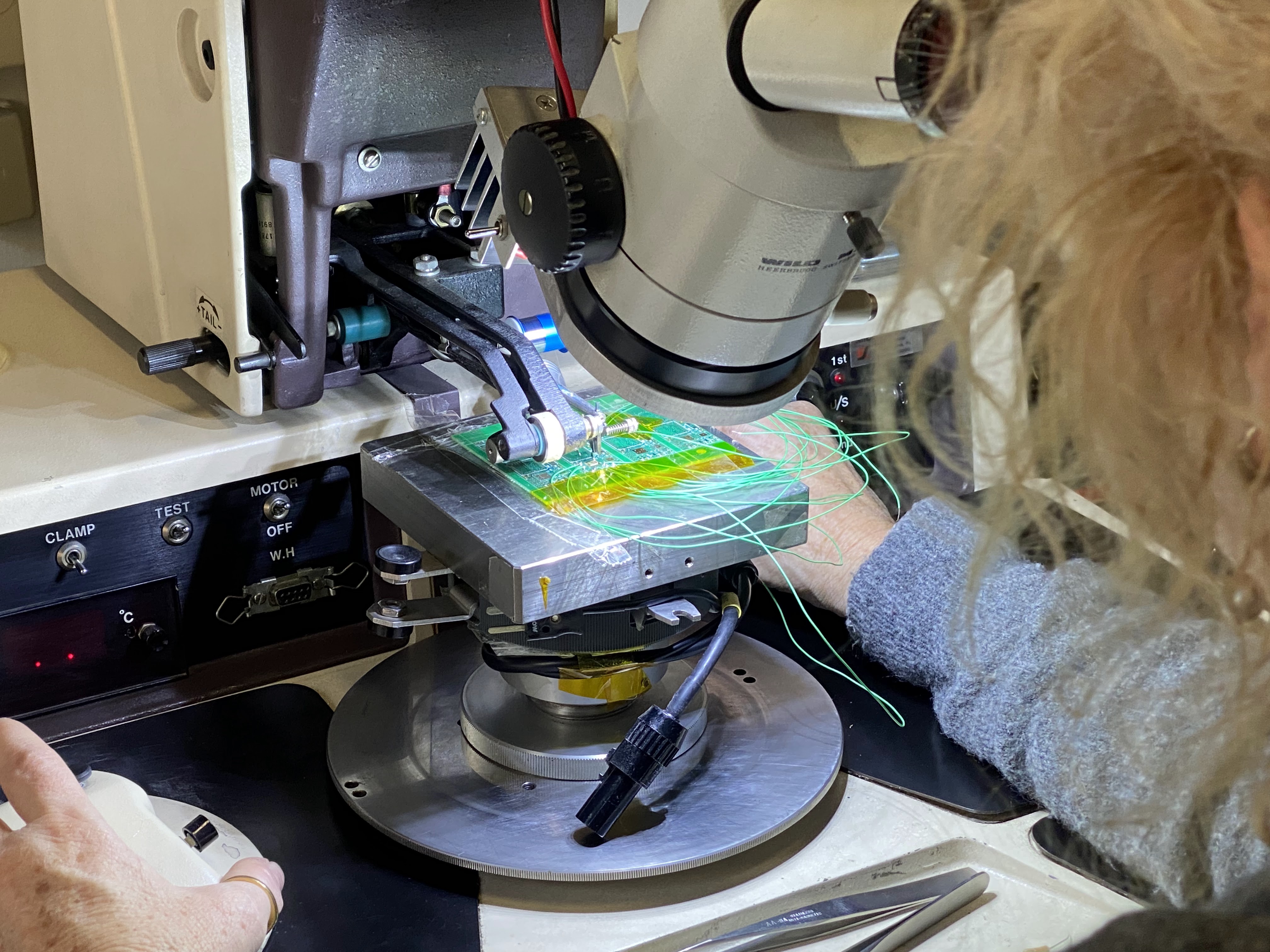 Wire bonding in the lab
